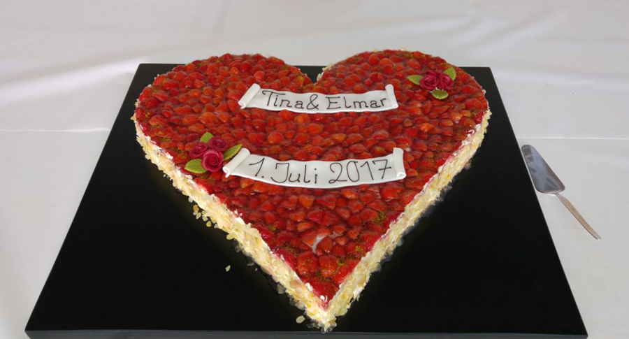 Hochzeitstorte von Elmar und Tina