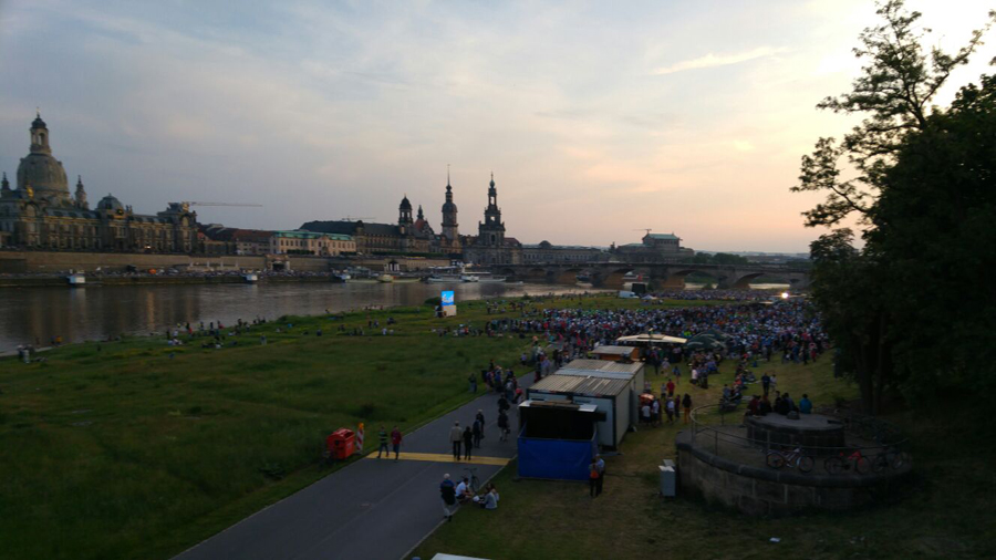 Abendstimmung am Elbufer