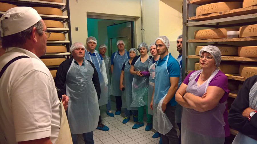 Jahresausflug 2017: Führung in der Dorfsennerei Böserscheidegg